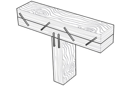 Stud to plate joint using Quick Grip Framing Connector